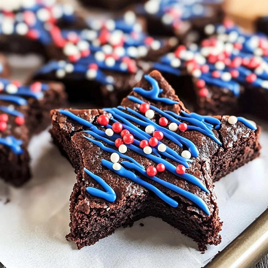 4th of July Brownies