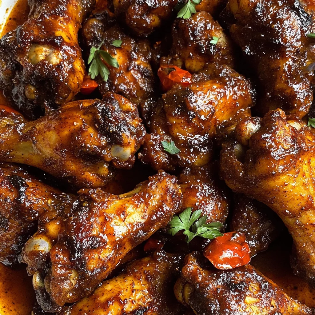 Baked Jamaican Jerk Chicken Wings