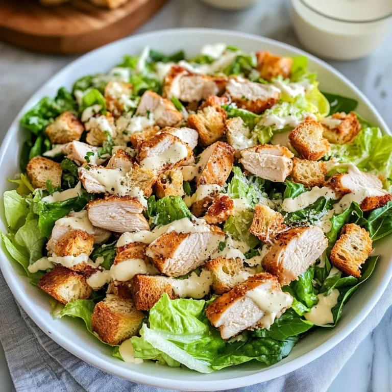 Best Chicken Caesar Salad with Homemade Croutons