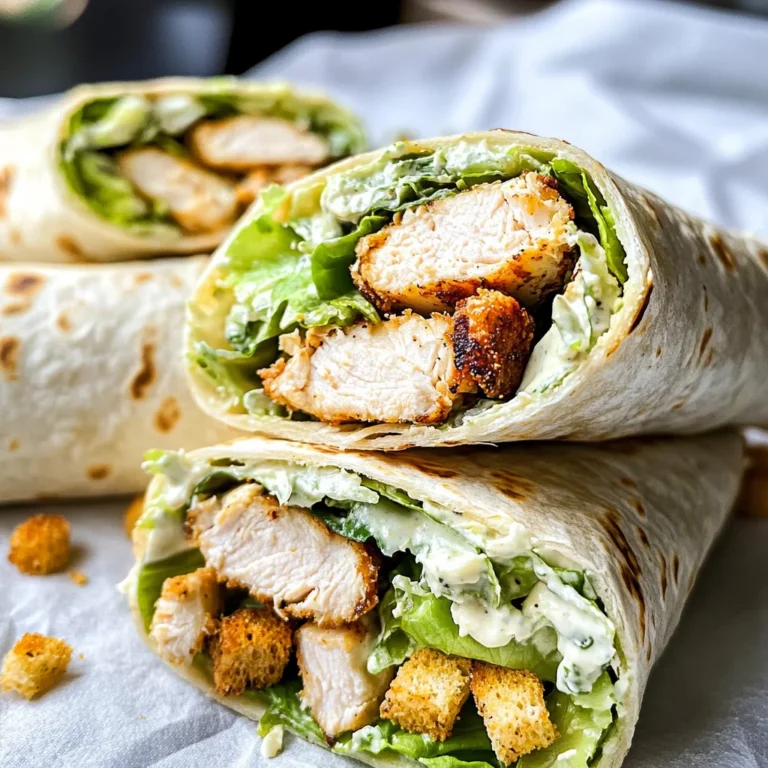 Chicken Caesar Wraps