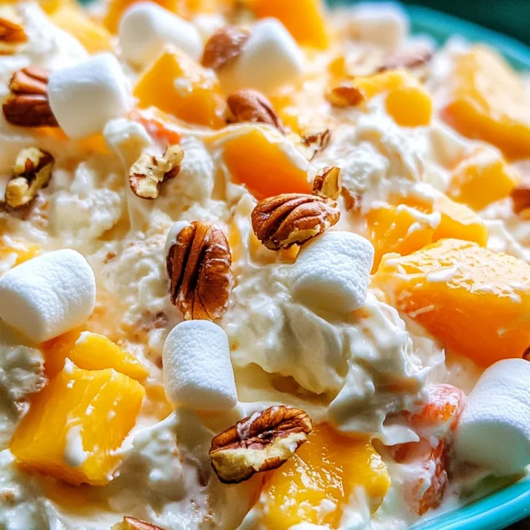Millionaire Peach Salad