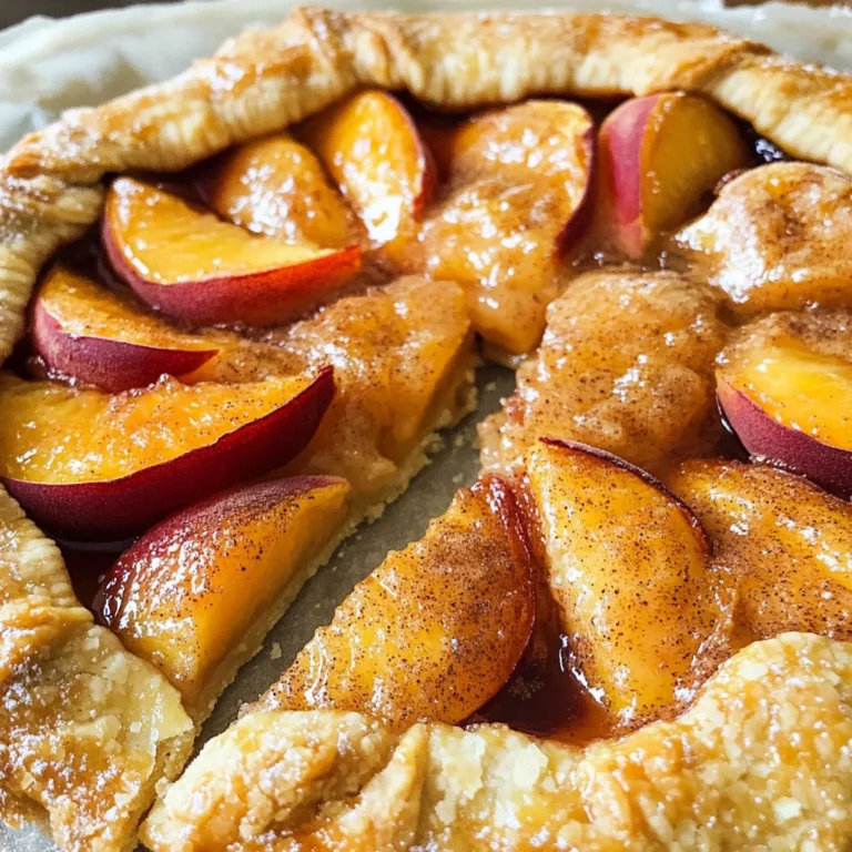 Peach Blueberry Galette