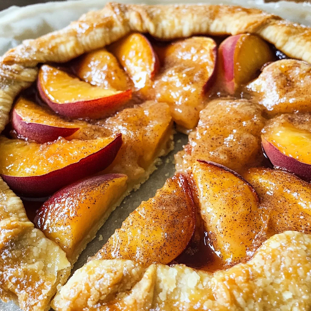 Peach Blueberry Galette