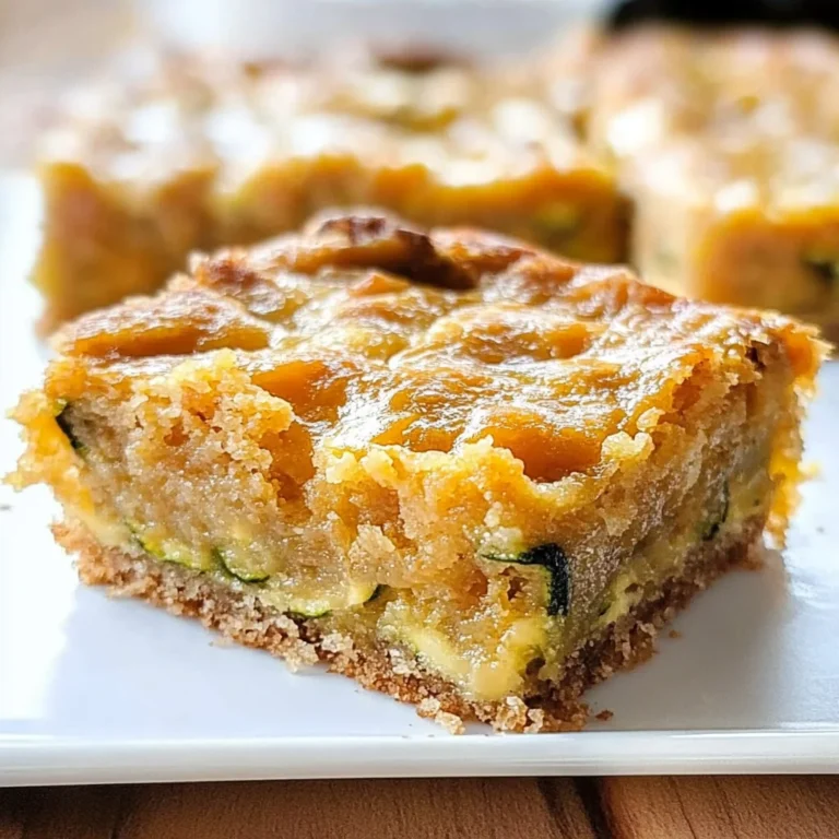 Butterscotch Zucchini Bars