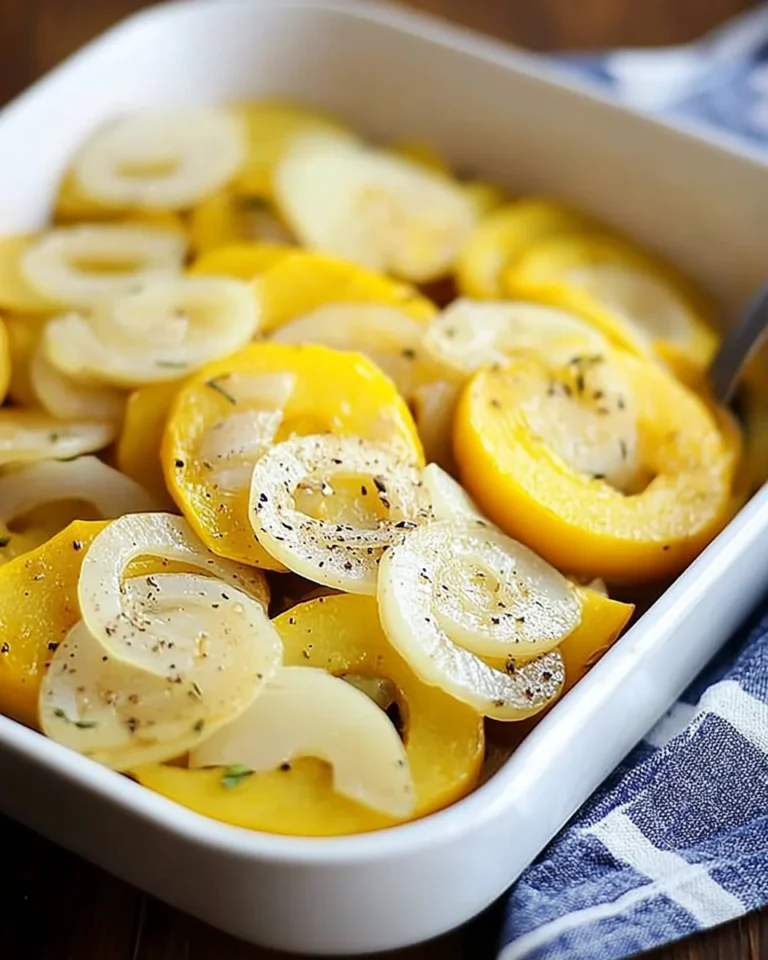 Old School Squash and Onions