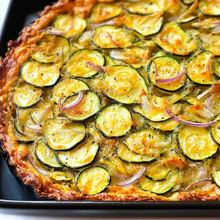 Scarpaccia Zucchini Tart