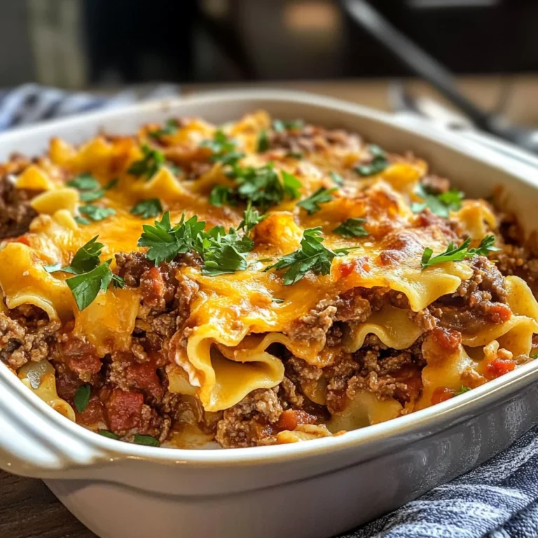 Sour Cream Beef Noodle Casserole