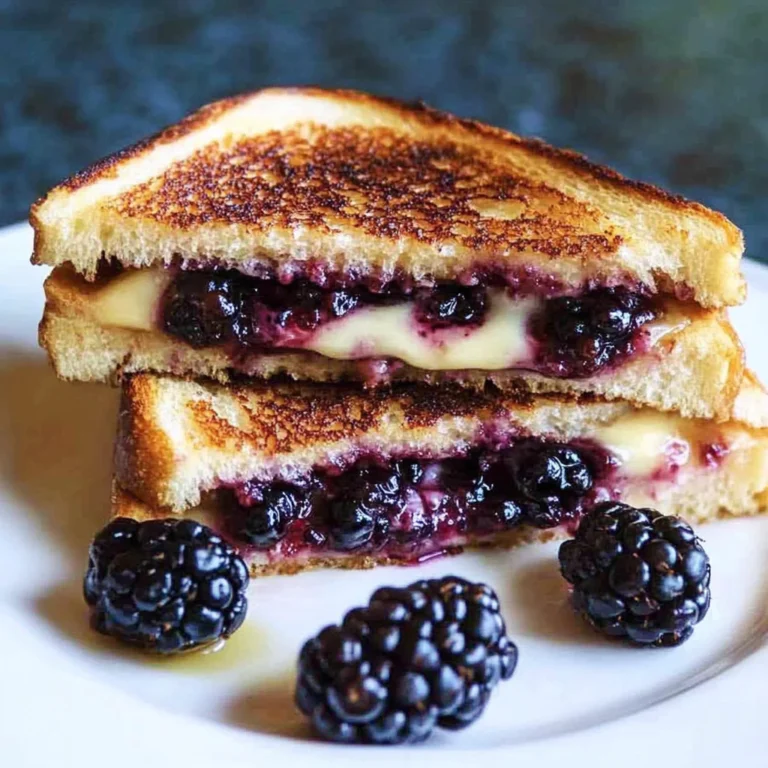 Blackberry Brie Grilled Cheese