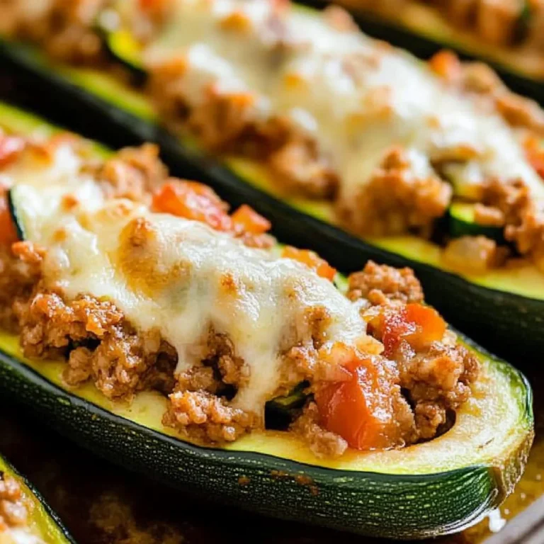 Italian Stuffed Zucchini Boats